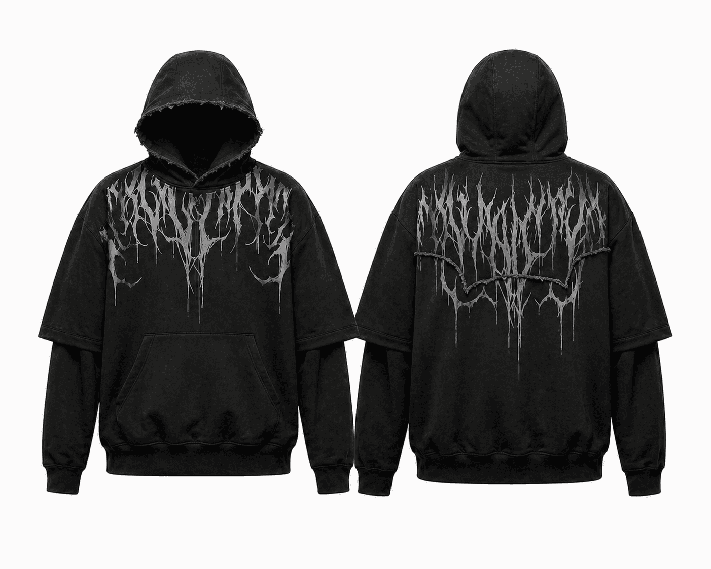 ADX-01 hoodie front and back